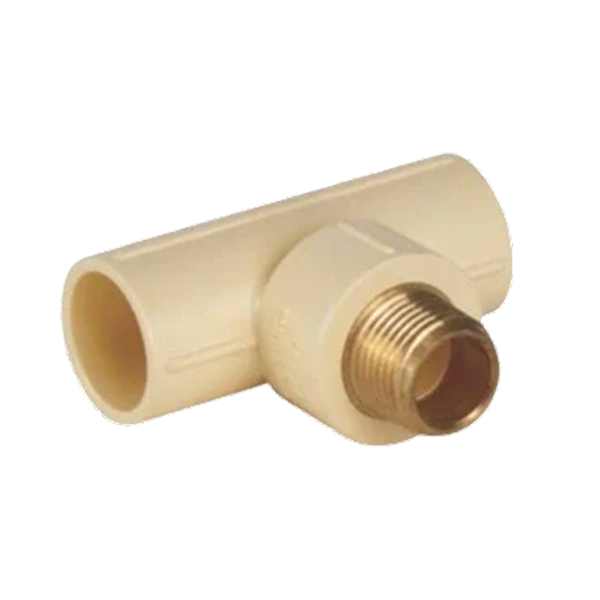 Ashirvad Flowguard Plus CPVC Brass Tee - MABT 3⁄4 x 3⁄4 x 1⁄2